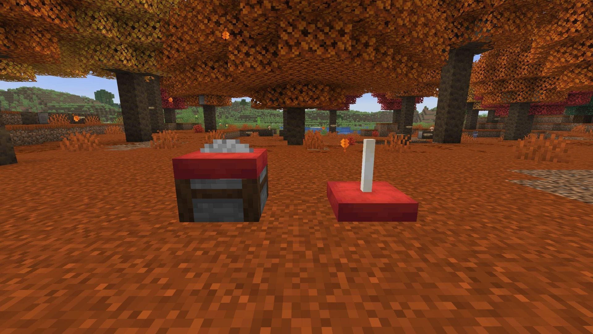 The cushions can add a dash of color to other items (Image via Mojang Studios || Reddit/@Herbaa_)