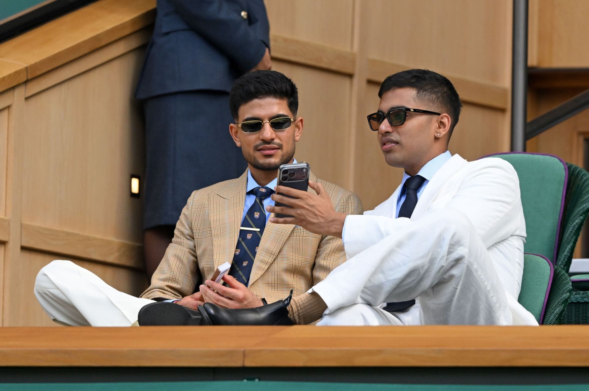 Shubman Gill links up with Tennis legend during Wimbledon ahead of ENG vs IND 2026 ODIs [Watch]