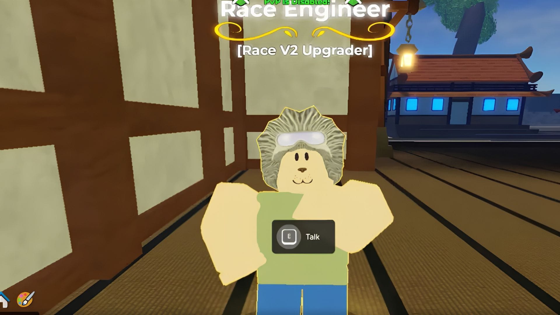 O NPC Race Engineer no Sea 2 (imagem via Roblox)