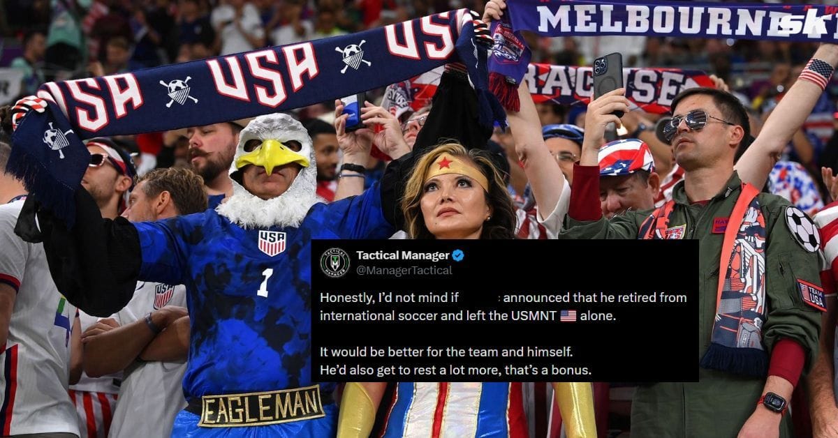 "His new name is MAGA Garnacho" - USA supporters disappointed with one star for his showing as they bow out of the FIFA World Cup
