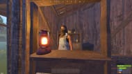 Vendedor do acampamento Rust Bandit vendendo chave do apartamento em Rust (imagem via Facepunch Studios)