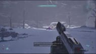 The linear hallways give way to a breathtaking field of snow (Image via Xbox Game Studios || YouTube/@lustfulbola4480)