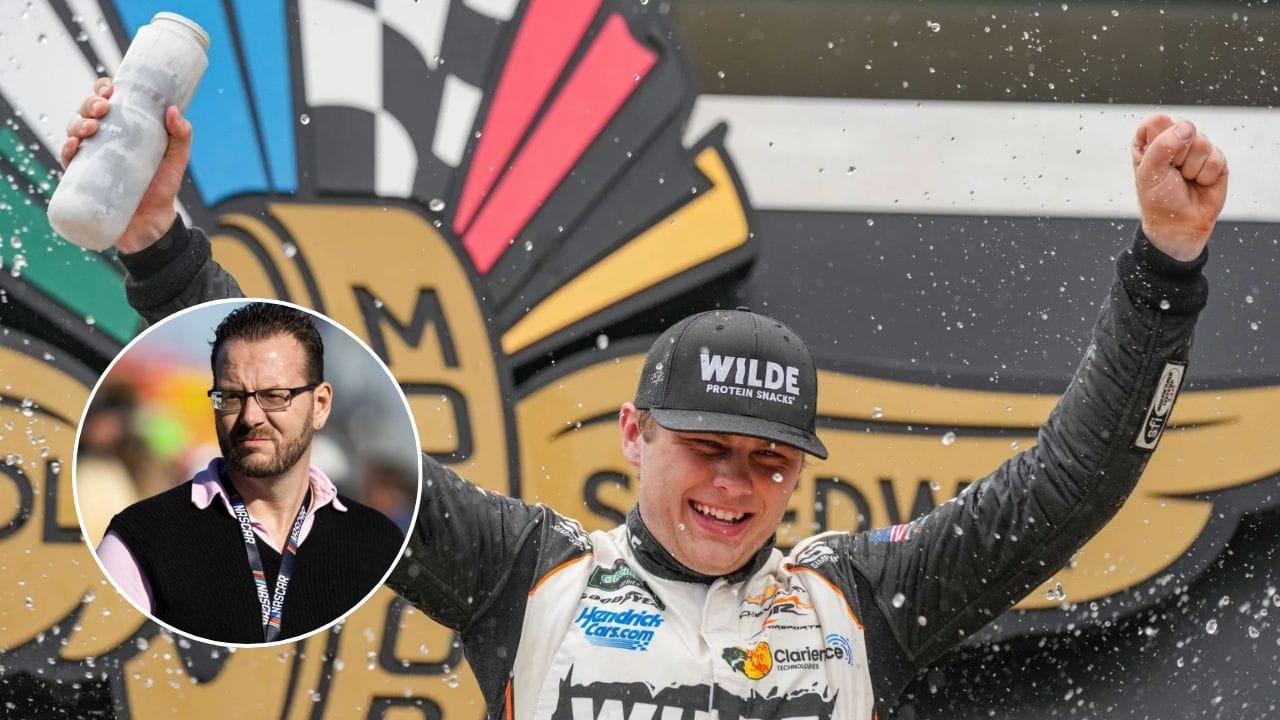 Jordan Bianchi weighs in on the controversy around Carson Kvapil's burnout on the bricks