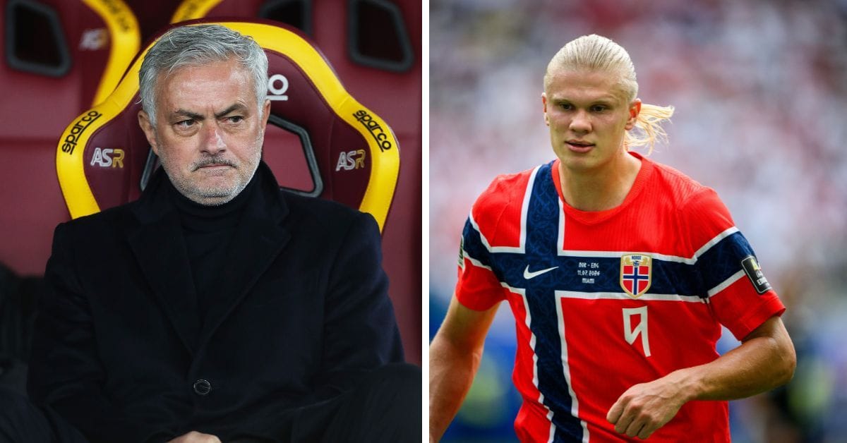 Jose Mourinho shares image of him watching FIFA World Cup semi-final between France and Spain; Erling Haaland reacts