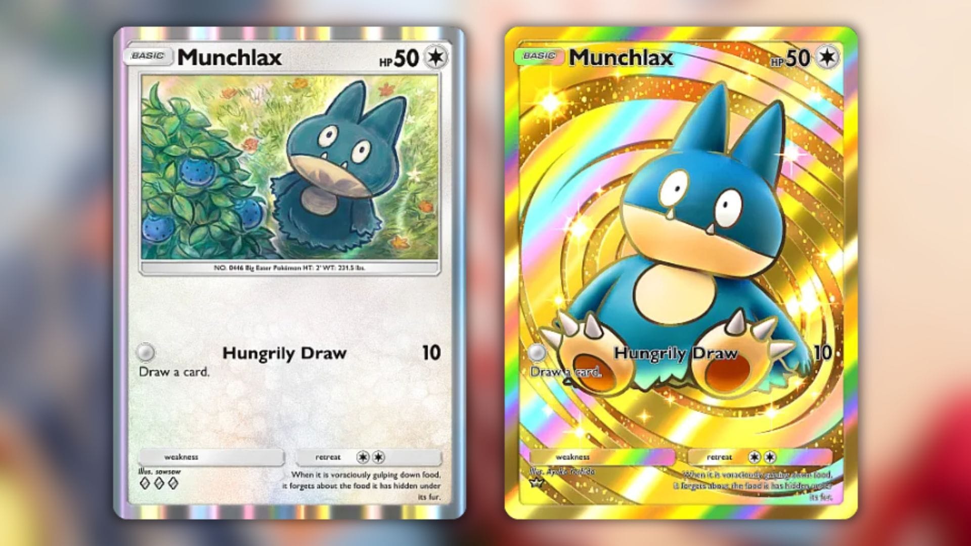 Todas as variantes do Munchlax vistas no jogo (imagem via The Pokémon Company)