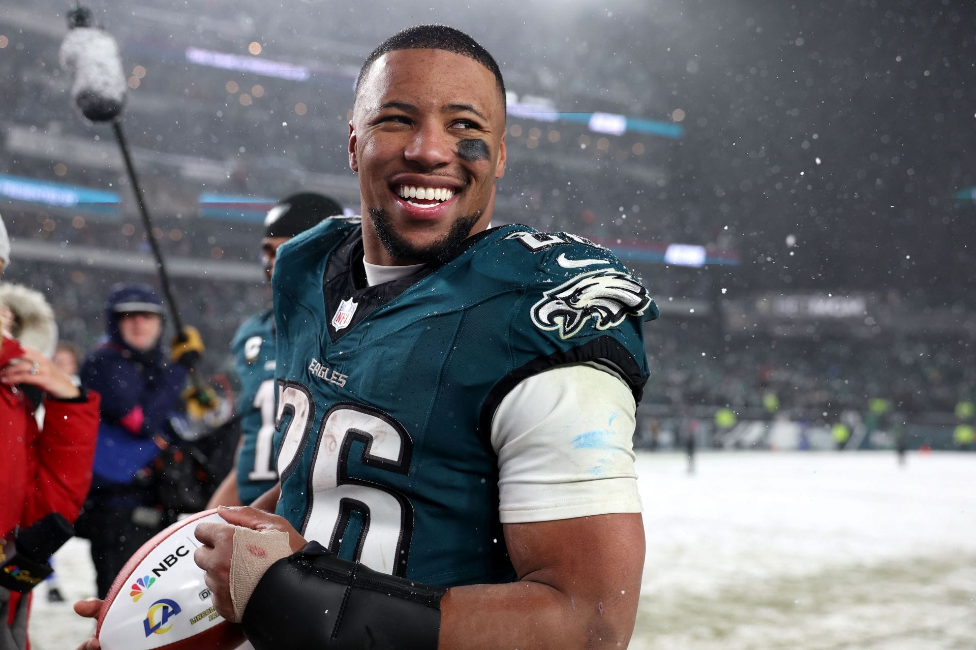 Saquon Barkley gets his wish granted as LeBron James joins Philadelphia 76ers just 2 weeks after Eagles RB's pitch