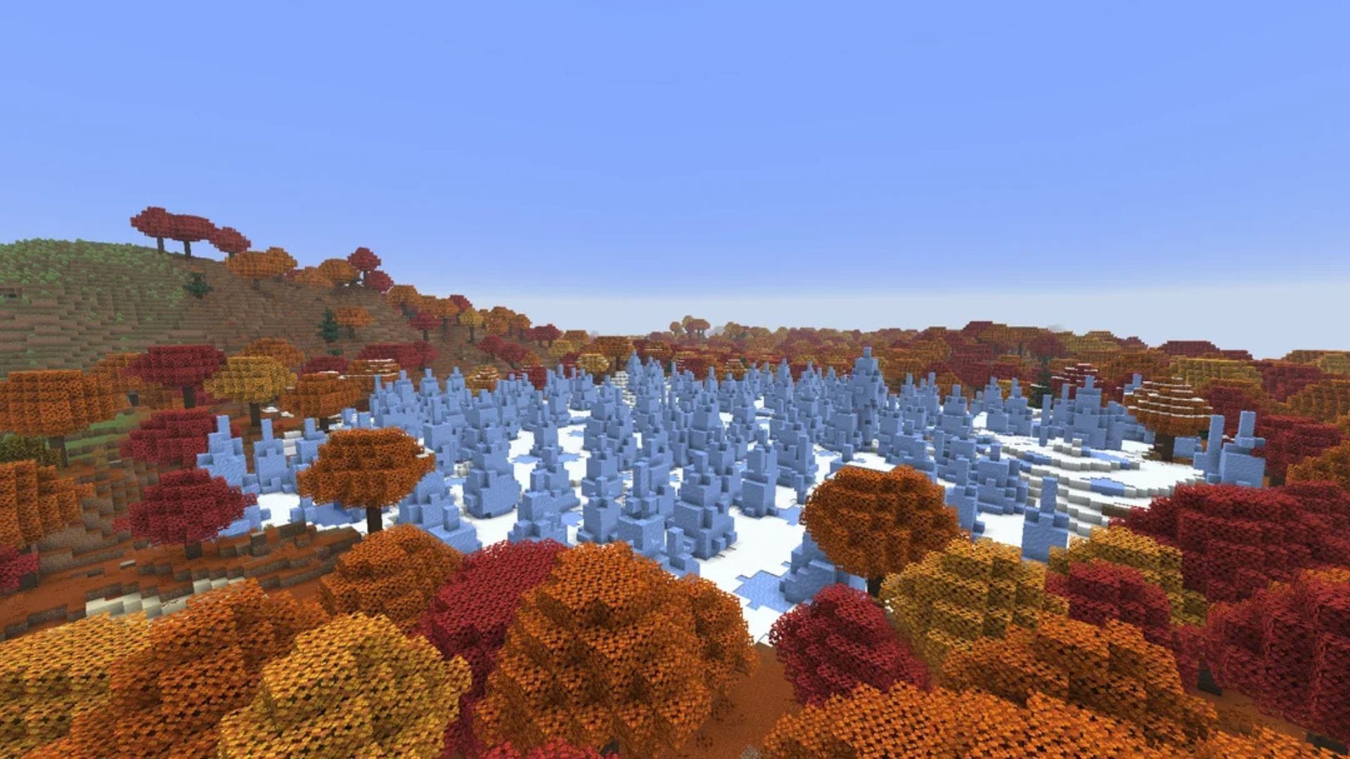 This is one of the most unique-looking seeds in the game (Image via Mojang Studios || Reddit/@pau101)