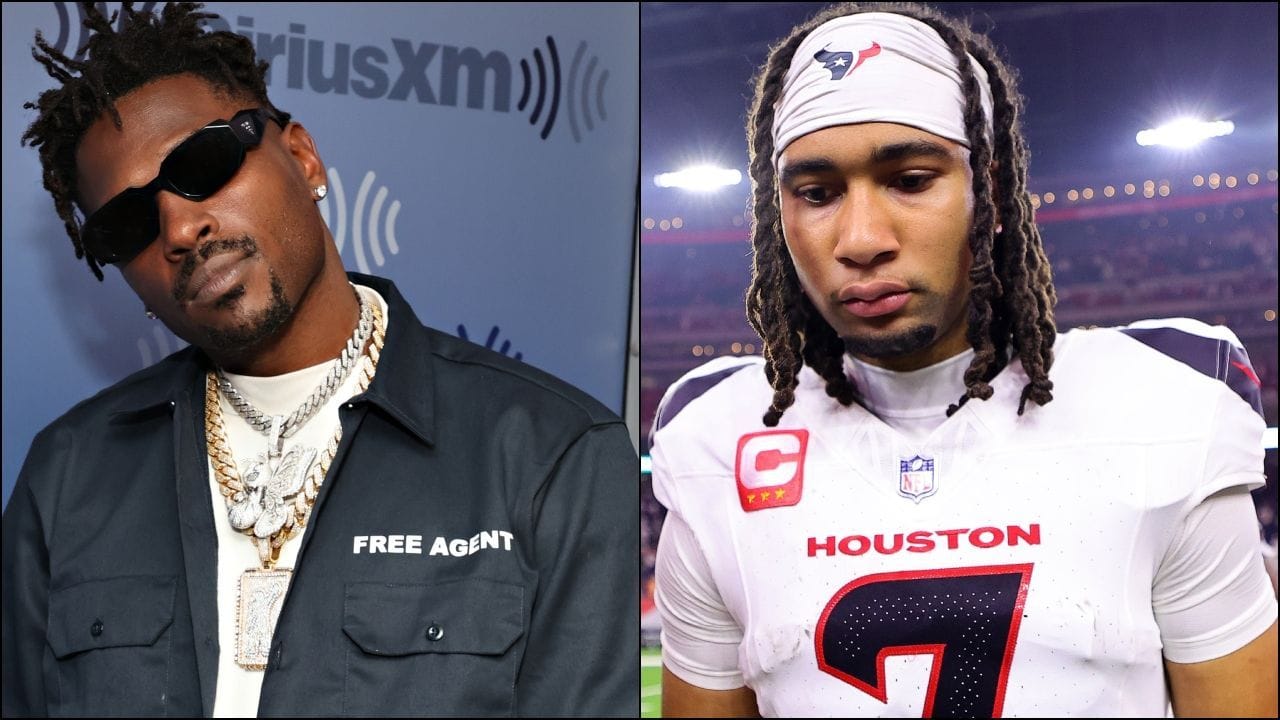 Antonio Brown takes hilarious shot at C.J. Stroud after Texan QB goes viral for his unusual posture while arriving at Texans training camp