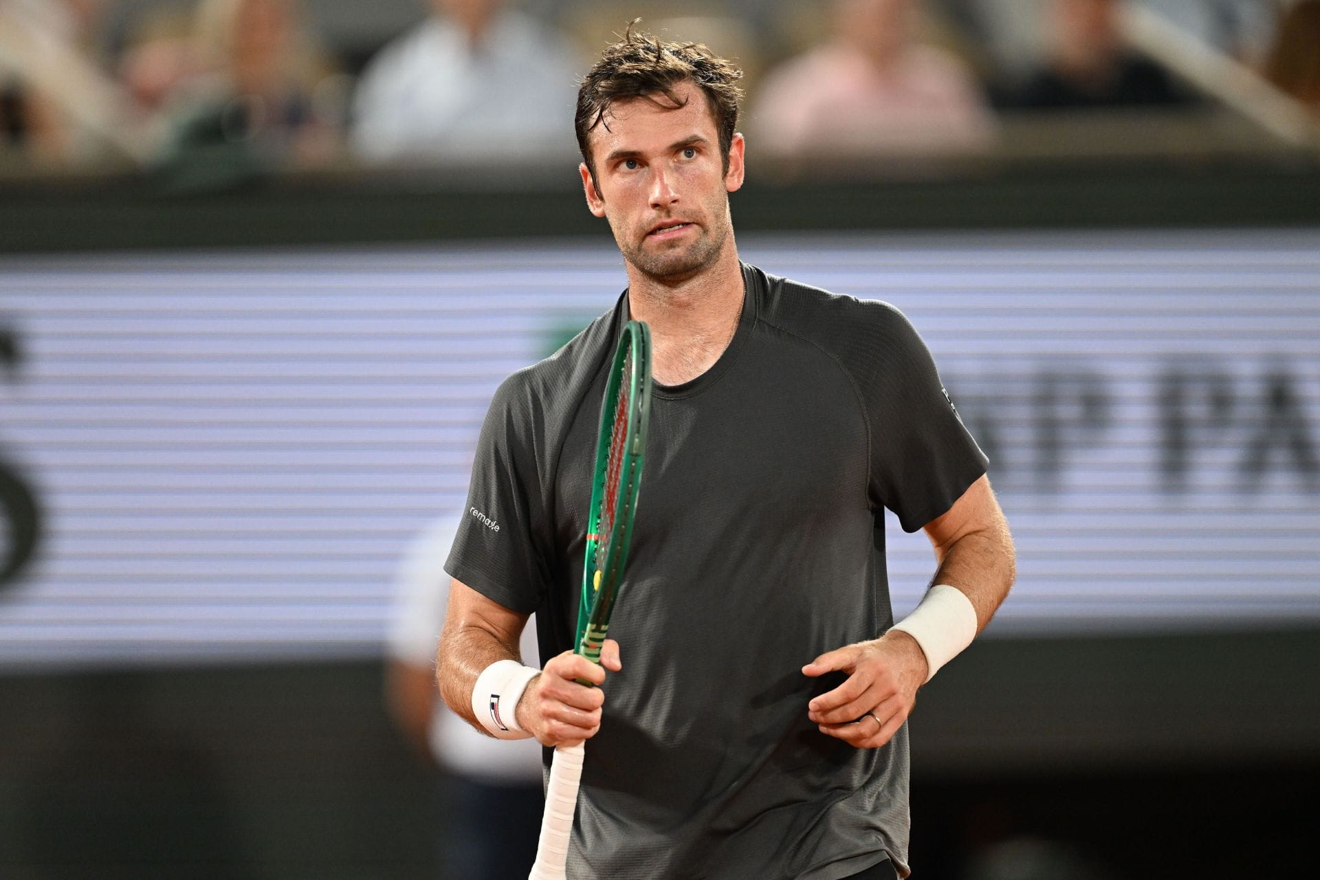 Quentin Halys em ação no Aberto da França de 2026 (Fonte: Getty)