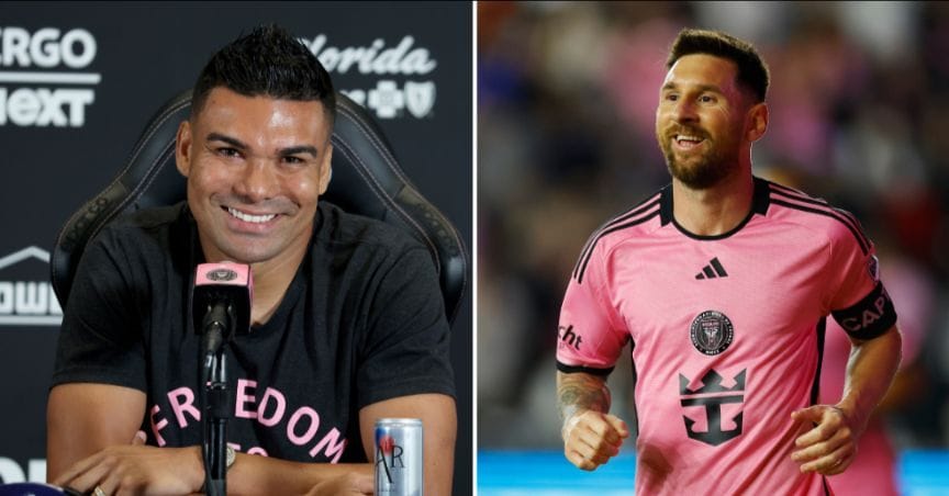“I dreamed everyday of being with him” - Casemiro makes ‘God of football’ claims as he gears up to play with Lionel Messi at Inter Miami