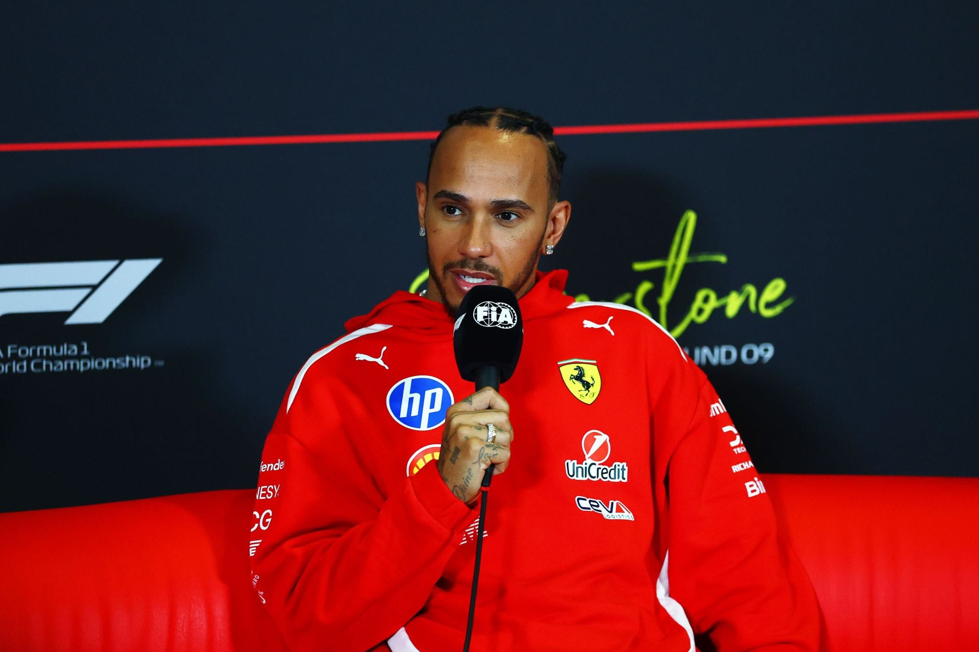 Lewis Hamilton no Grande Prêmio da Inglaterra - Fonte: Getty