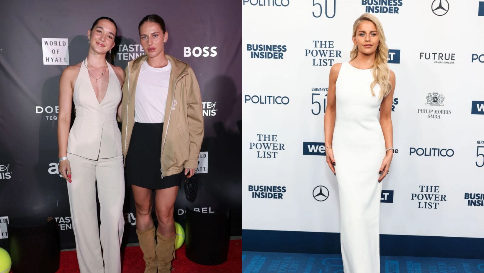 WATCH: Marta Kostyuk & Eva Lys can't stop laughing after viral 'pornstar' joke with model Caroline Daur