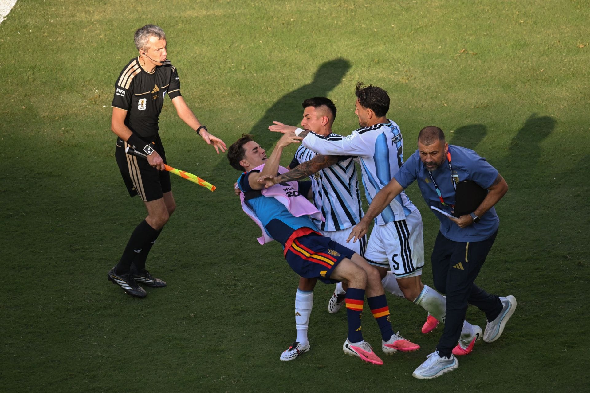 FIFA open proceedings against three Argentina players and one Spain star following FIFA World Cup final incidents 