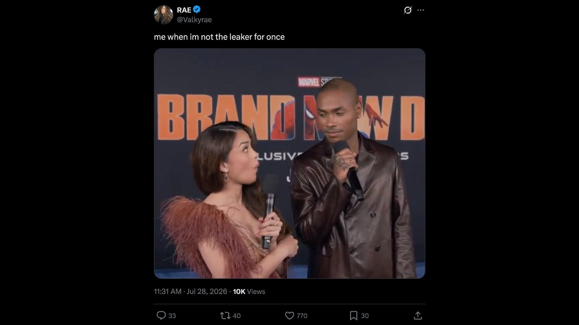 The Twitch and YouTube streamer's X post (Image via X/@Valkyrae)