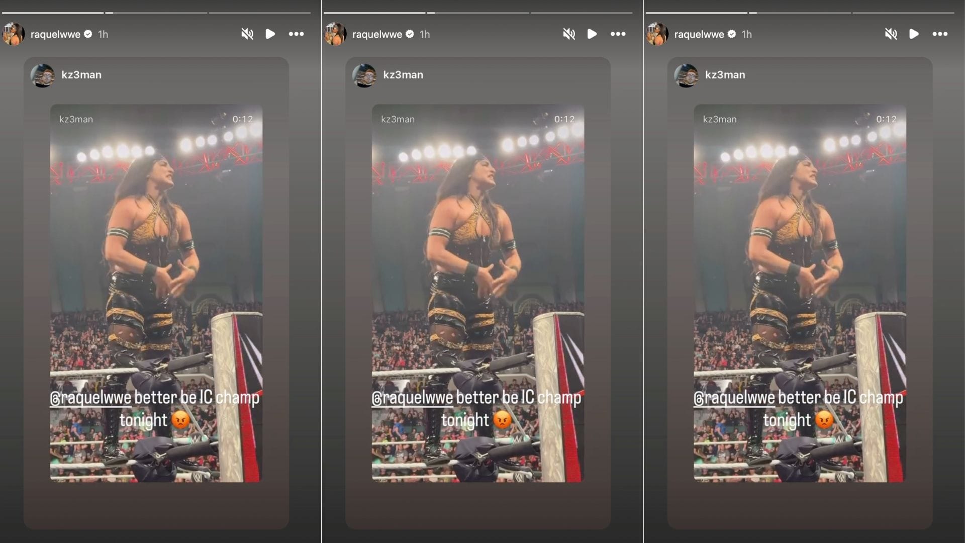 Rodriguez postou novamente a mensagem de um fã antes do RAW (Fonte: Raquel Rodriguez no Instagram)