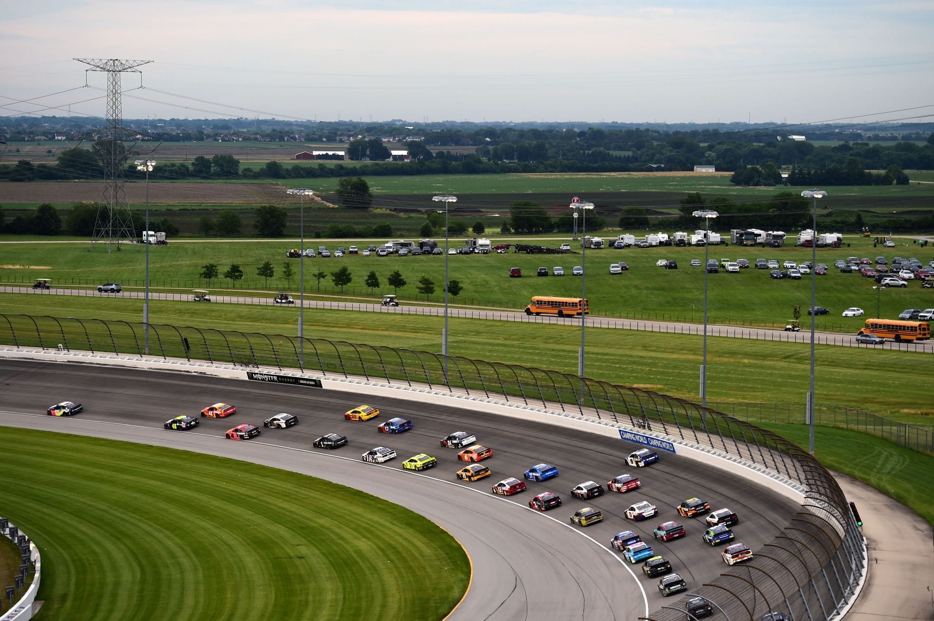   NASCAR Cup Series Camping World 400 no Chicagoland Speedway em 30 de junho de 2019 em Joliet, Illinois. - Fonte: Getty