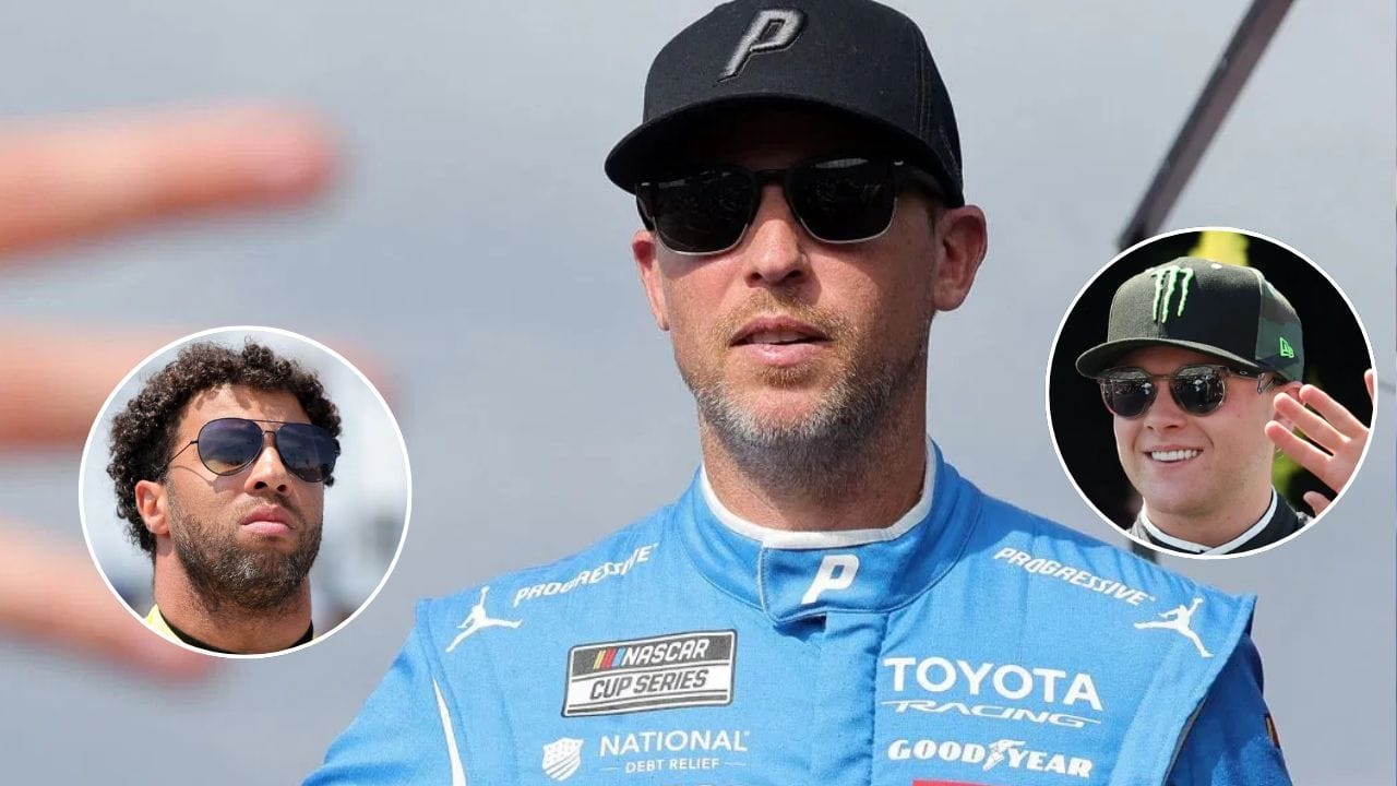Denny Hamlin sides with Ty Gibbs in post-race confrontation with Bubba Wallace