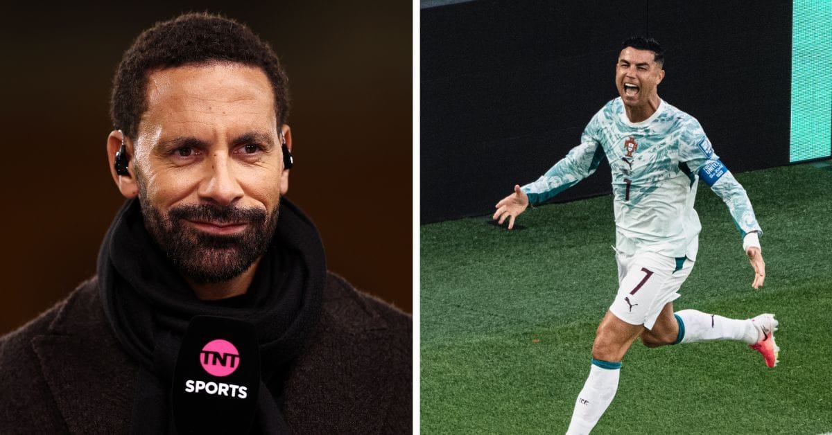 Rio Ferdinand reacts with 5-word message after Cristiano Ronaldo scores first ever goal in FIFA World Cup knockout rounds