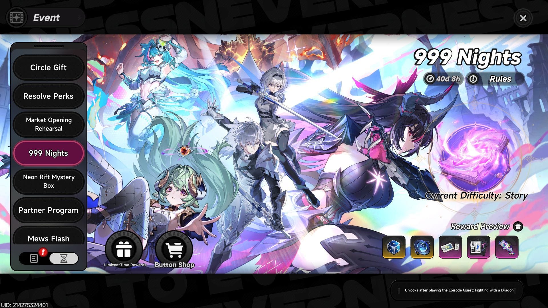 NTE 999 Nights event guide: How to unlock, gameplay details, and rewards