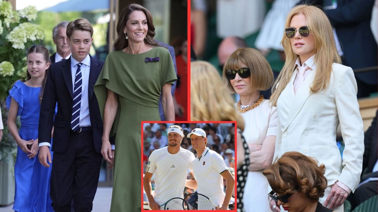 Celebrities at Wimbledon today: Prince William, Kate Middleton, Nicole Kidman & others steal the spotlight at Sinner vs Zverev final