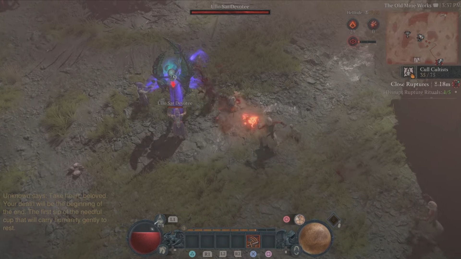 Os Devotos de Ullo Sar revelam o local do evento (Imagem via Blizzard Entertainment || Sportskeeda)