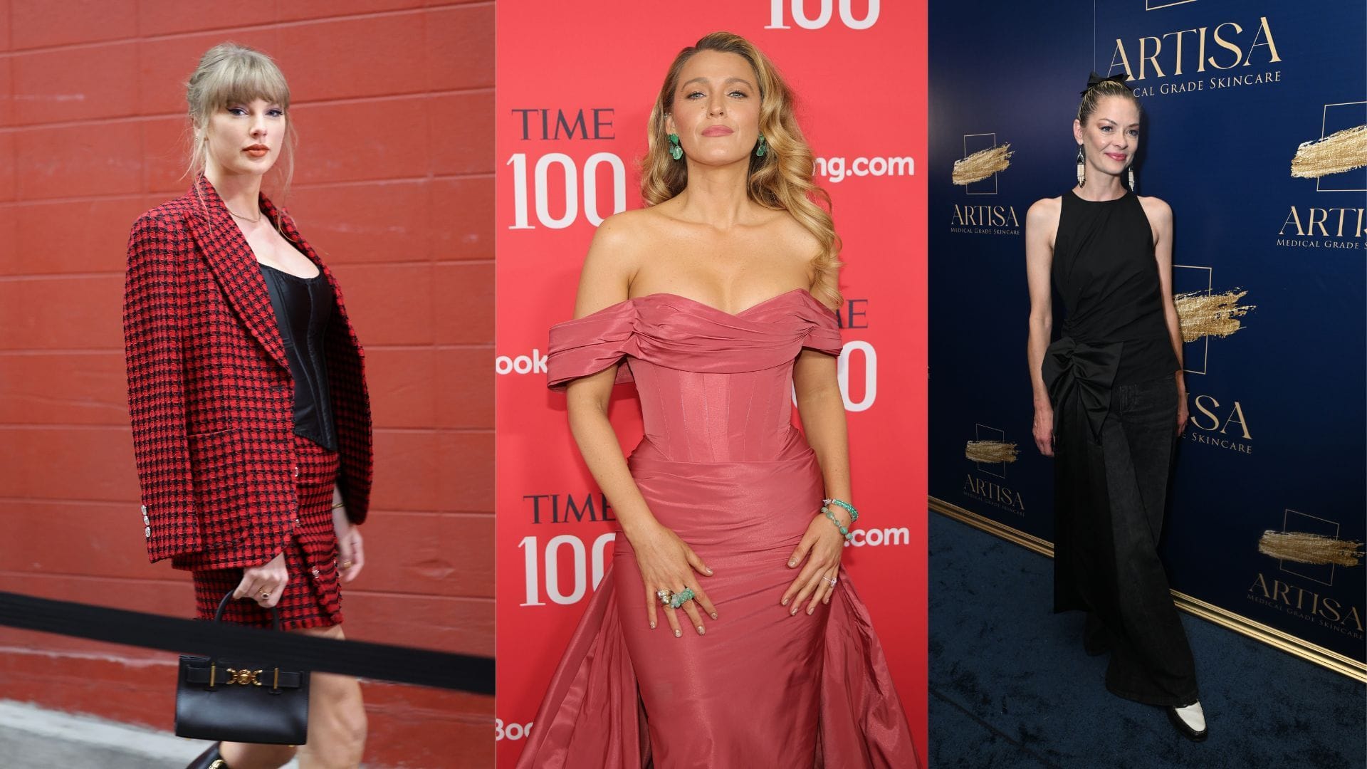 “Deadbeat godmother”: NFL fans mock Taylor Swift for reportedly leaving Blake Lively’s & Jaime King’s children out of wedding party