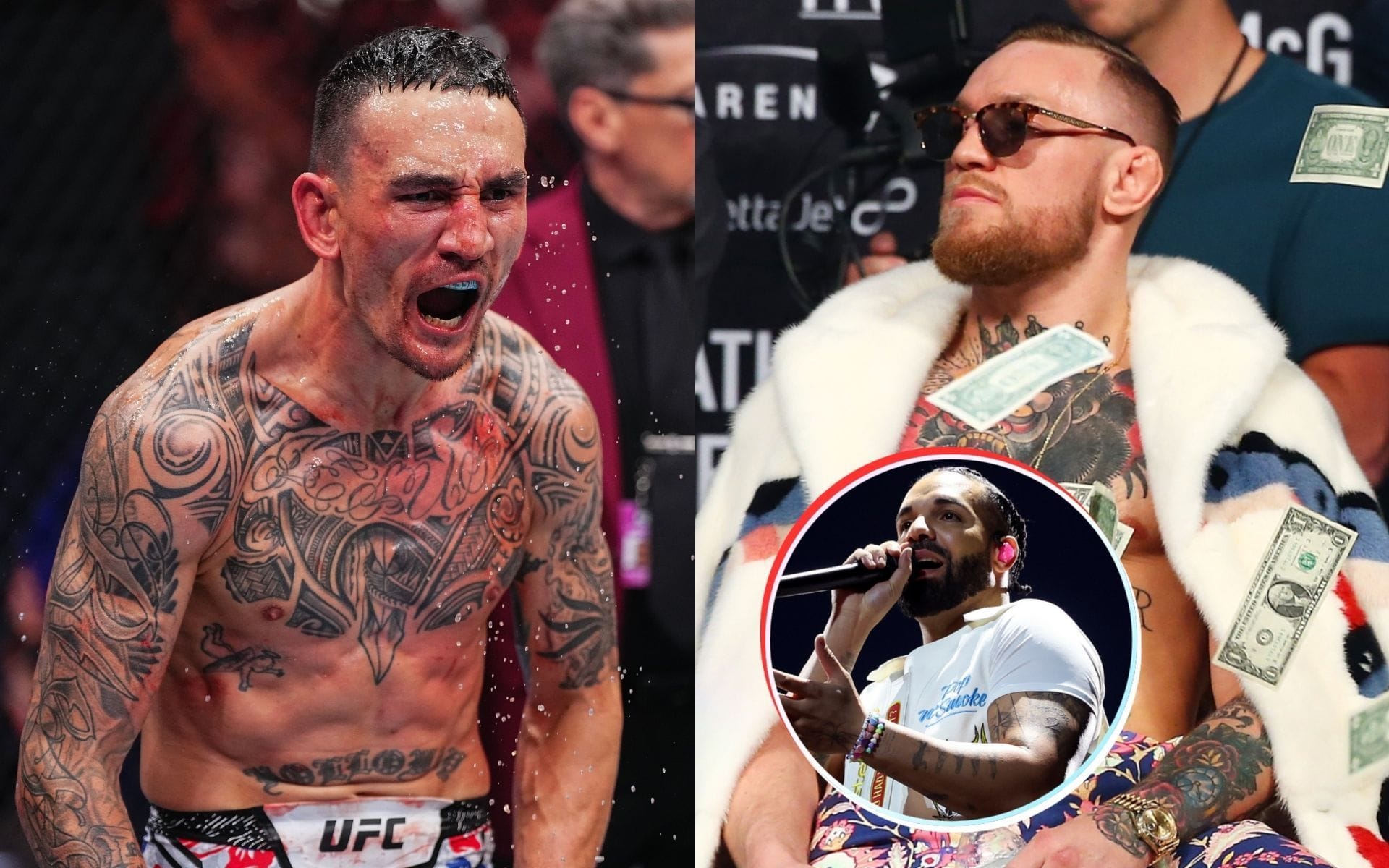 “We know what happens when he bets” - Max Holloway trolls Drake over $1 million bet on Conor McGregor