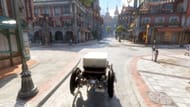 Carro antigo como meio de transporte no Silver Palace (imagem via Silver Studio)