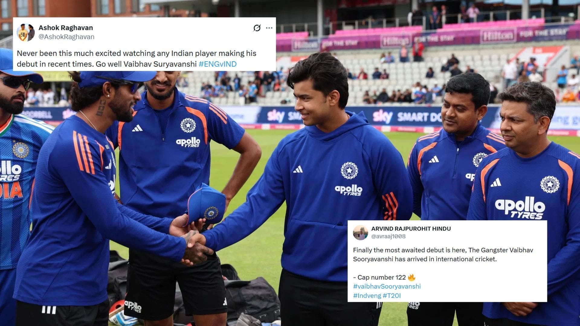 "First page of what could be a legendary career" - Fans react to teen sensation Vaibhav Suryavanshi's international debut in ENG vs IND 2026 2nd T20I