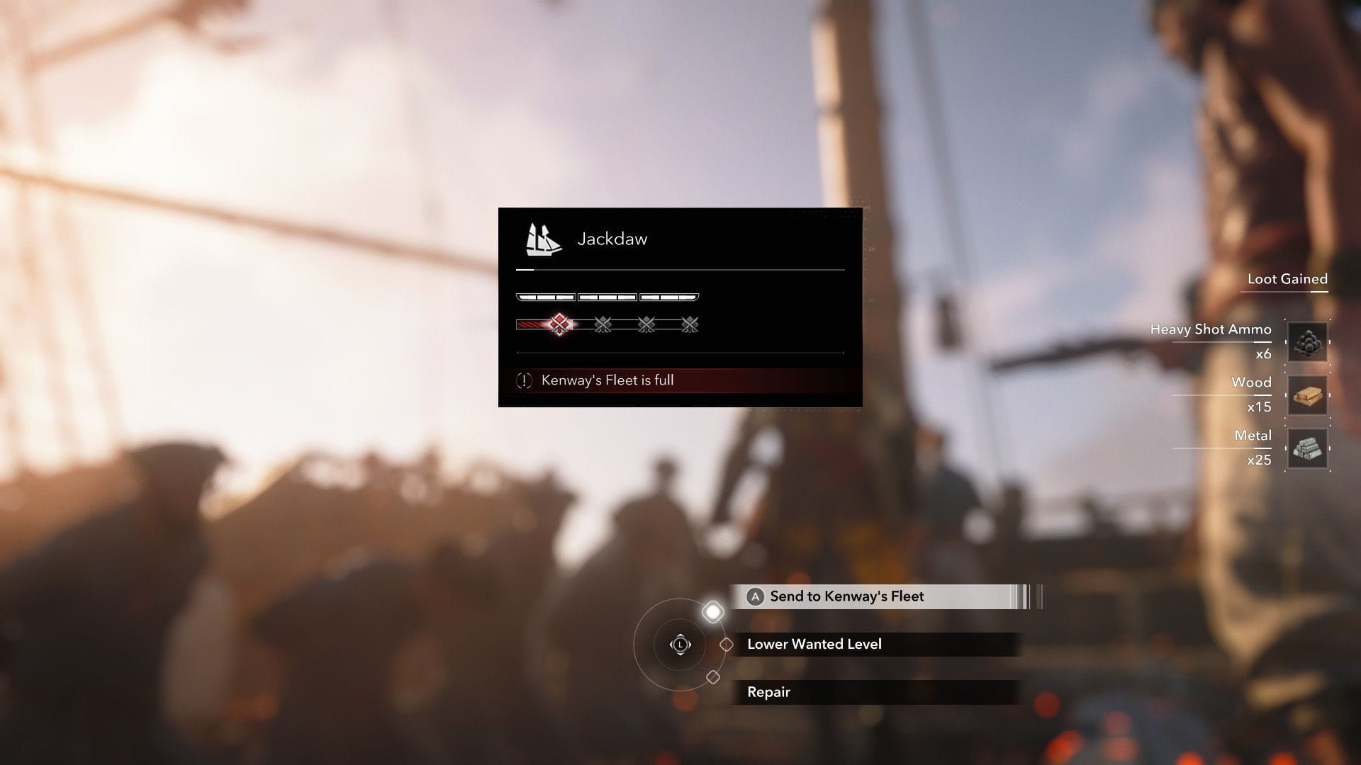 Boarding rewards (Image via Ubisoft)