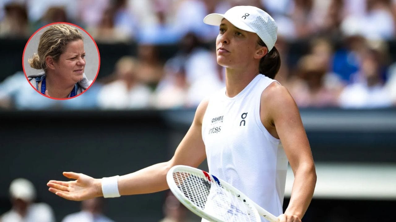 "I never feel Iga Swiatek is comfortable" - Kim Clijsters sends worrying message about Pole's 'obsession' after Wimbledon setback