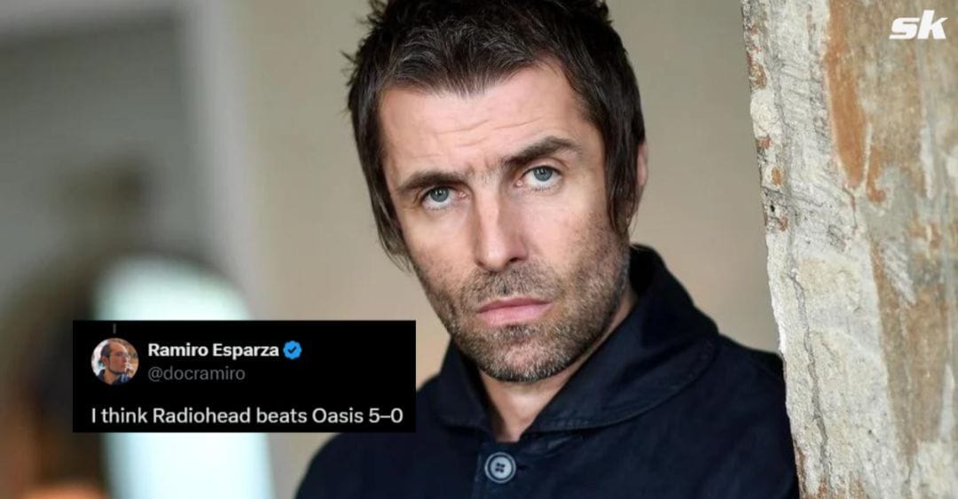 "Radiohead beats Oasis 5-0" - Mexico fans mock Liam Gallagher as he makes score prediction for England's Ro16 FIFA World Cup clash