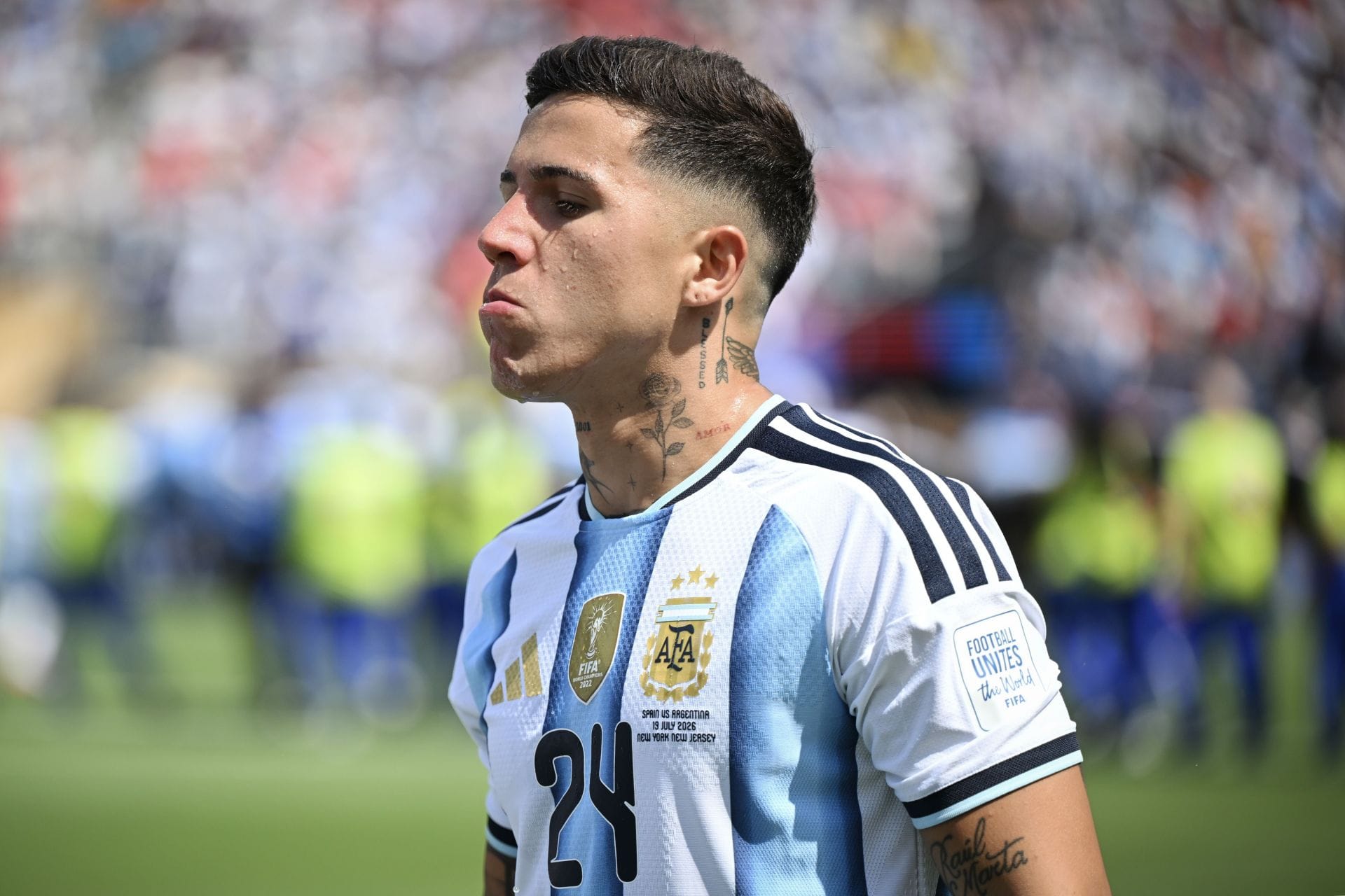 "I have to believe him" - Enzo Fernandez's father speaks on alleged controversy in Argentina squad at FIFA World Cup