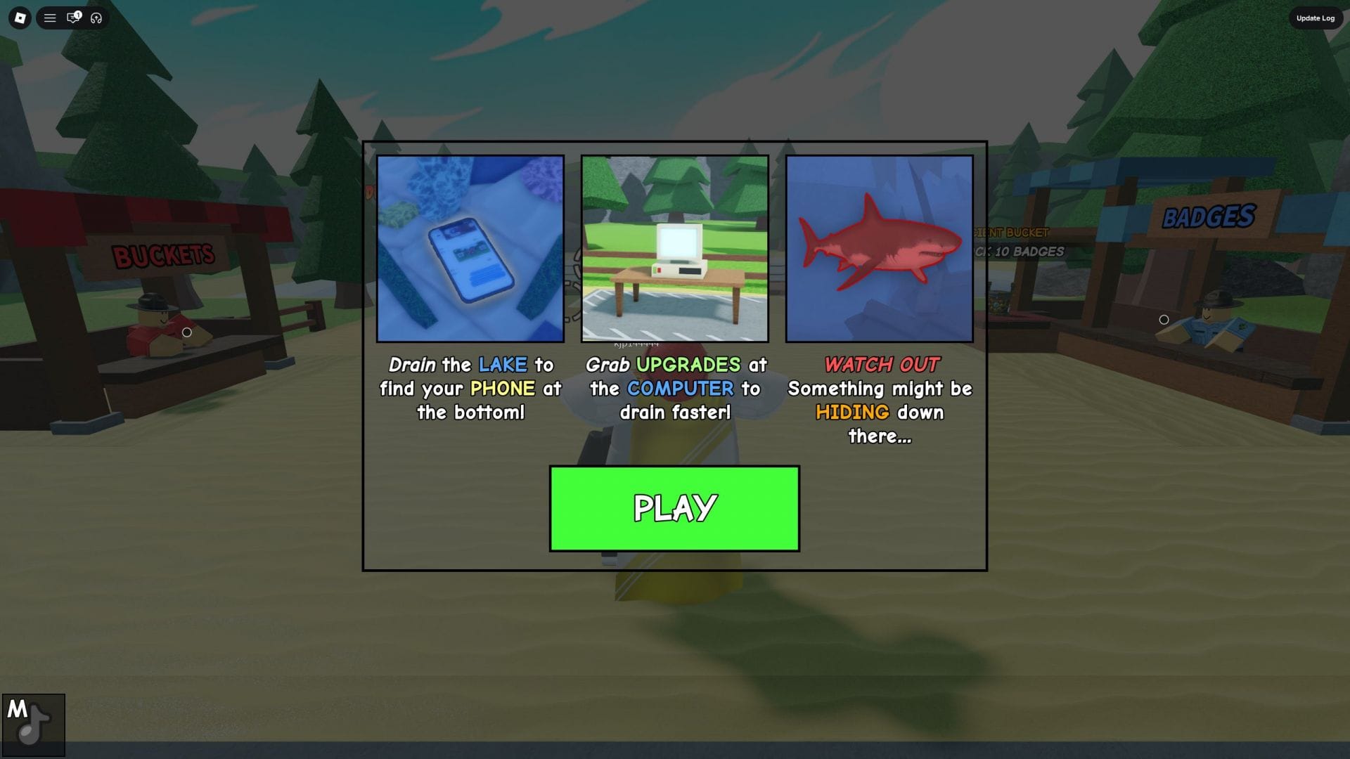 O ciclo principal do jogo (imagem via Roblox)