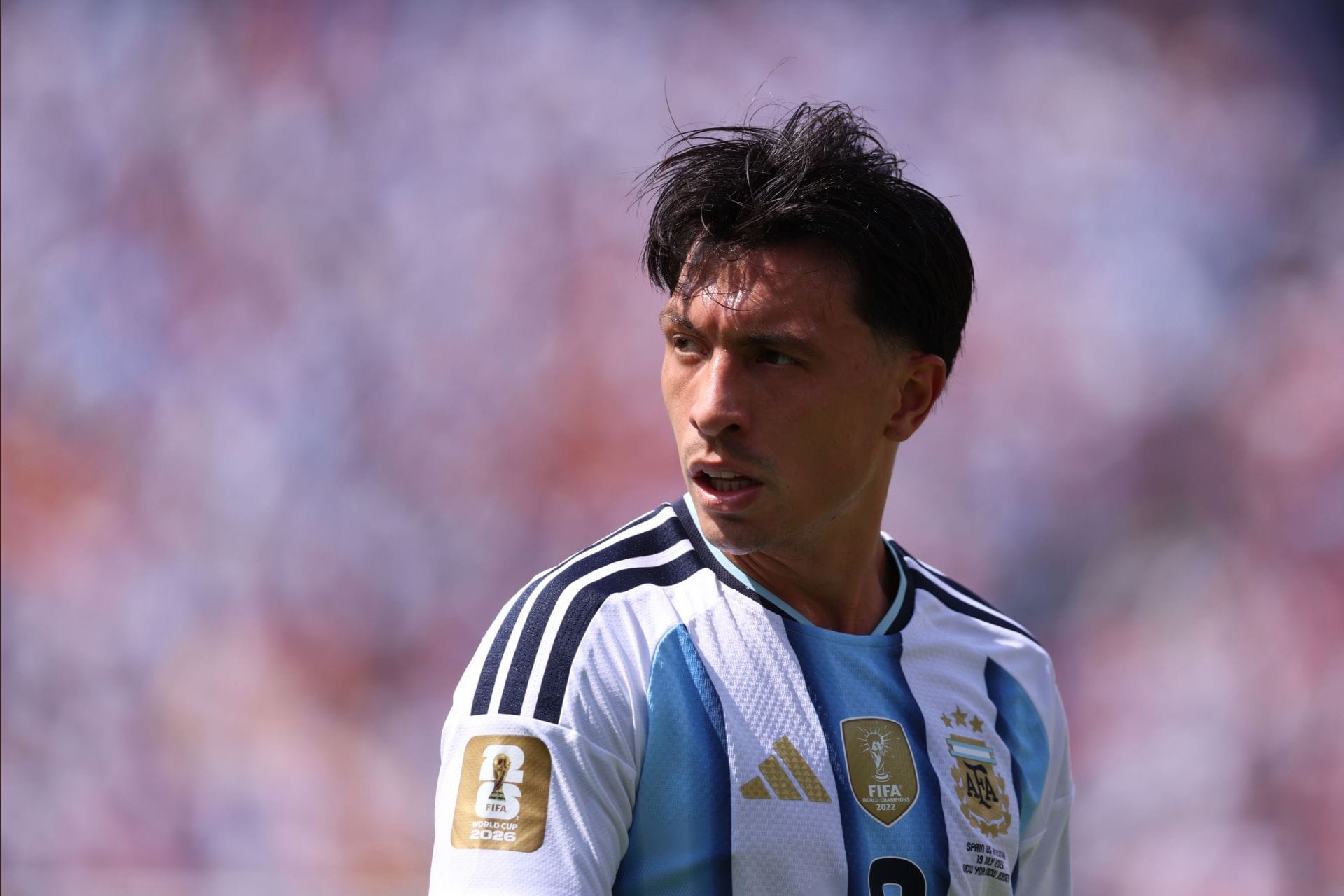 Argentina star Lisandro Martinez explains why players turned their backs on Spain's FIFA World Cup triumph celebrations after loss