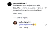 Fonte: (Via Instagram/@hallieaiono)