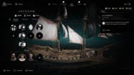 Weapons and upgrades on the Jackdaw (Image via Ubisoft)