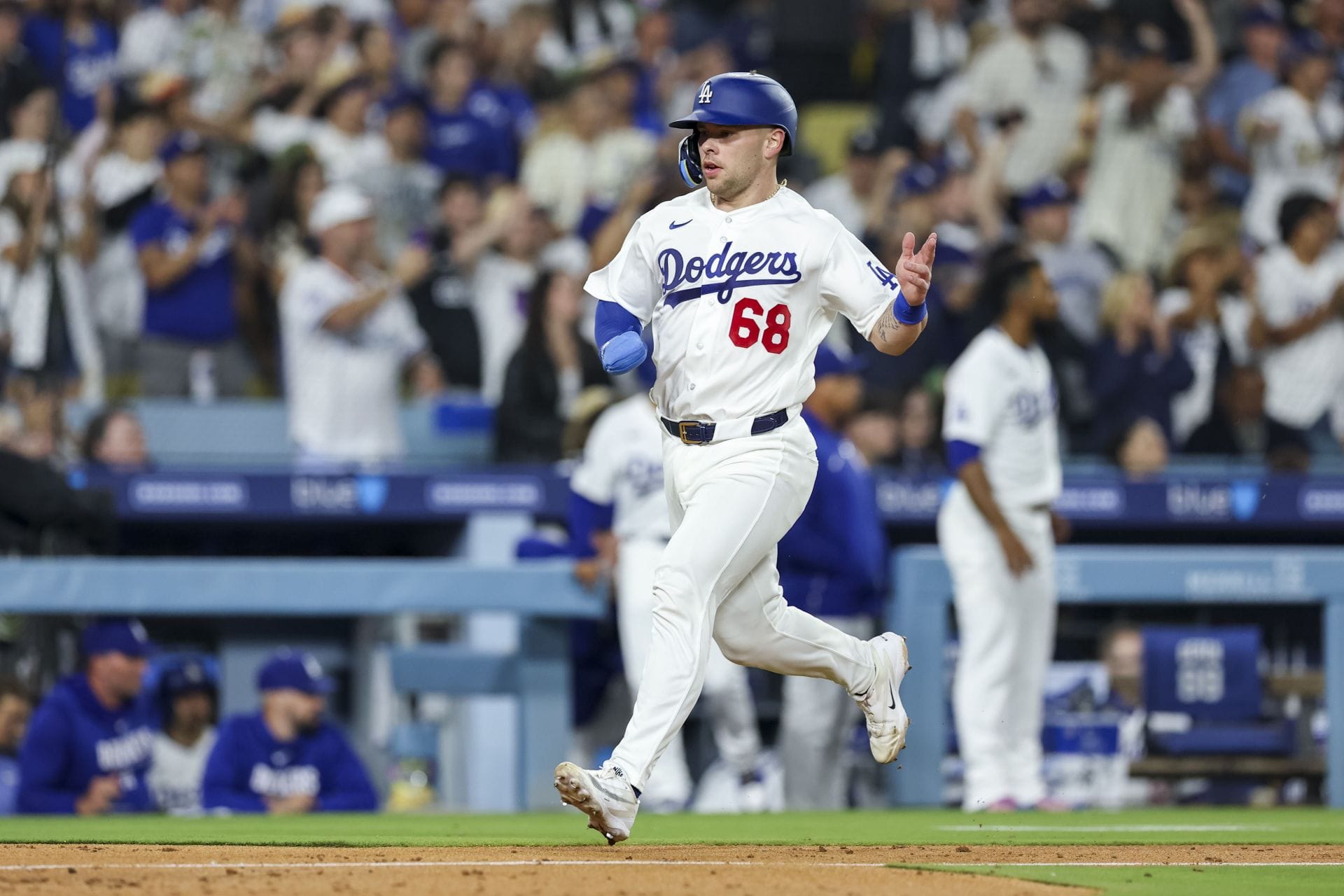 Dalton Rushing em ação pelos LA Dodgers - Fonte: Getty