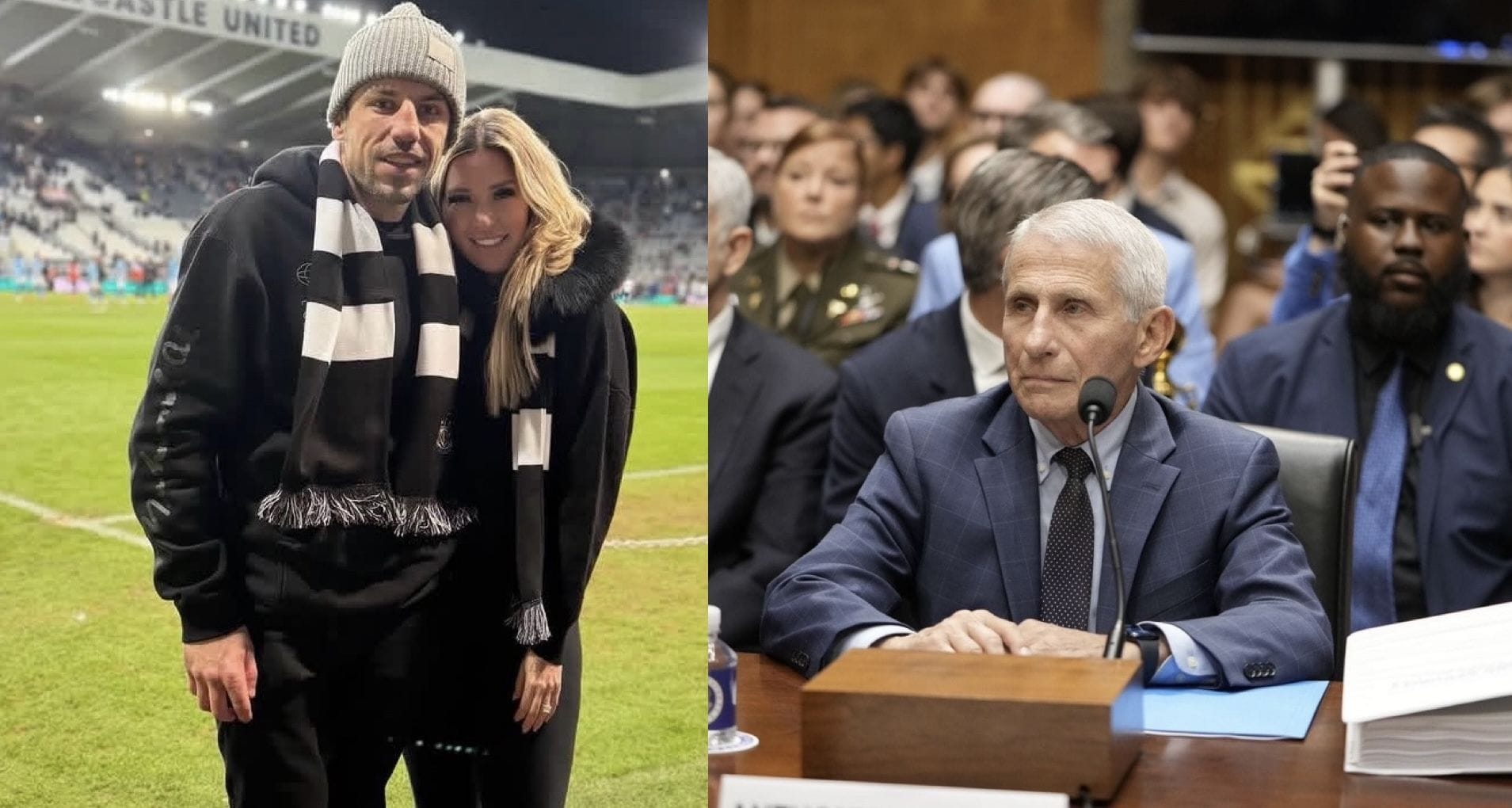 Milan Lucic's wife Brittany berates Dr. Anthony Fauci for invoking Fifth Amendment during his US Senate hearing