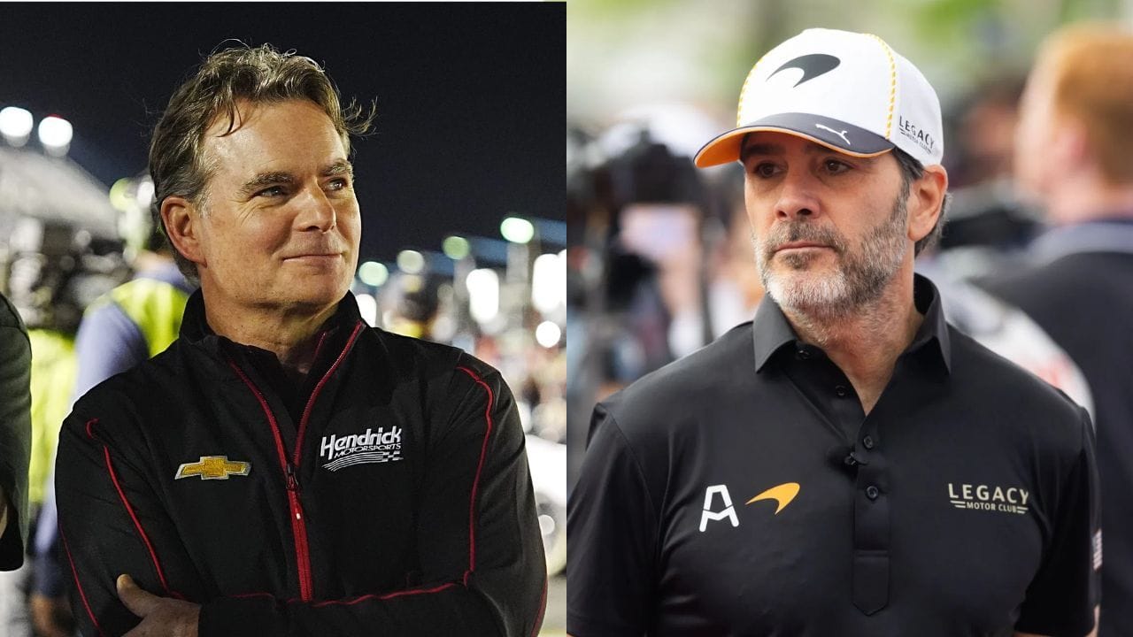 Jimmie Johnson reveals the mental shift involved in looking up to Jeff Gordon to eventually becoming a rival
