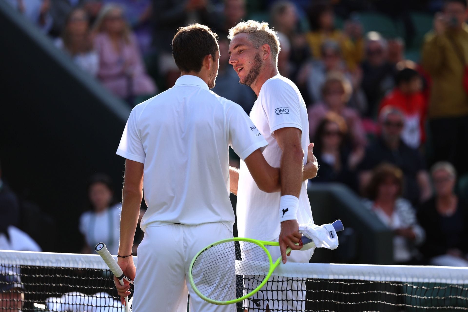 Medvedev e Struff em Wimbledon 2024 (fonte da imagem: Getty)