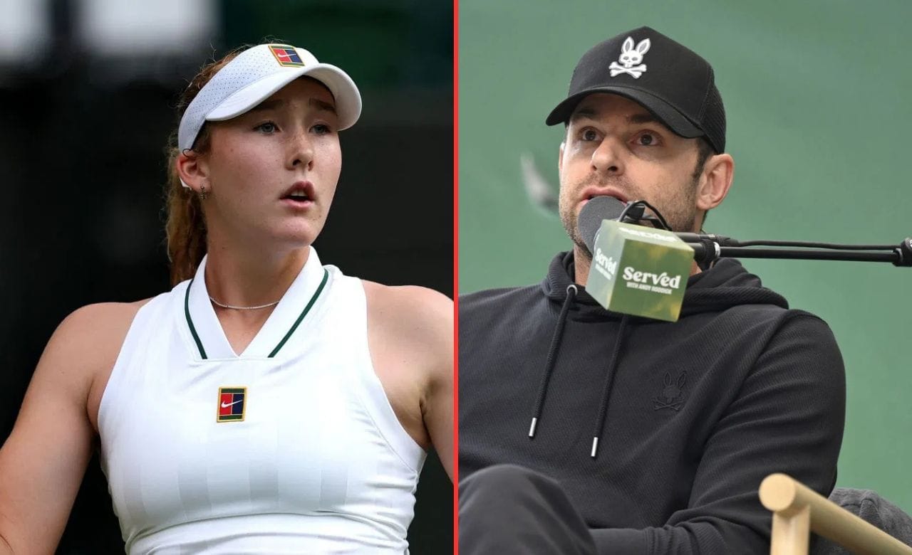 Mirra Andreeva accuses Andy Roddick of 'ruining everything' in hilarious moment after American reveals truth about iconic serve