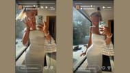 A namorada de Paul Skenes, Olivia Dunne, postou um momento de moda totalmente branco na história do IG