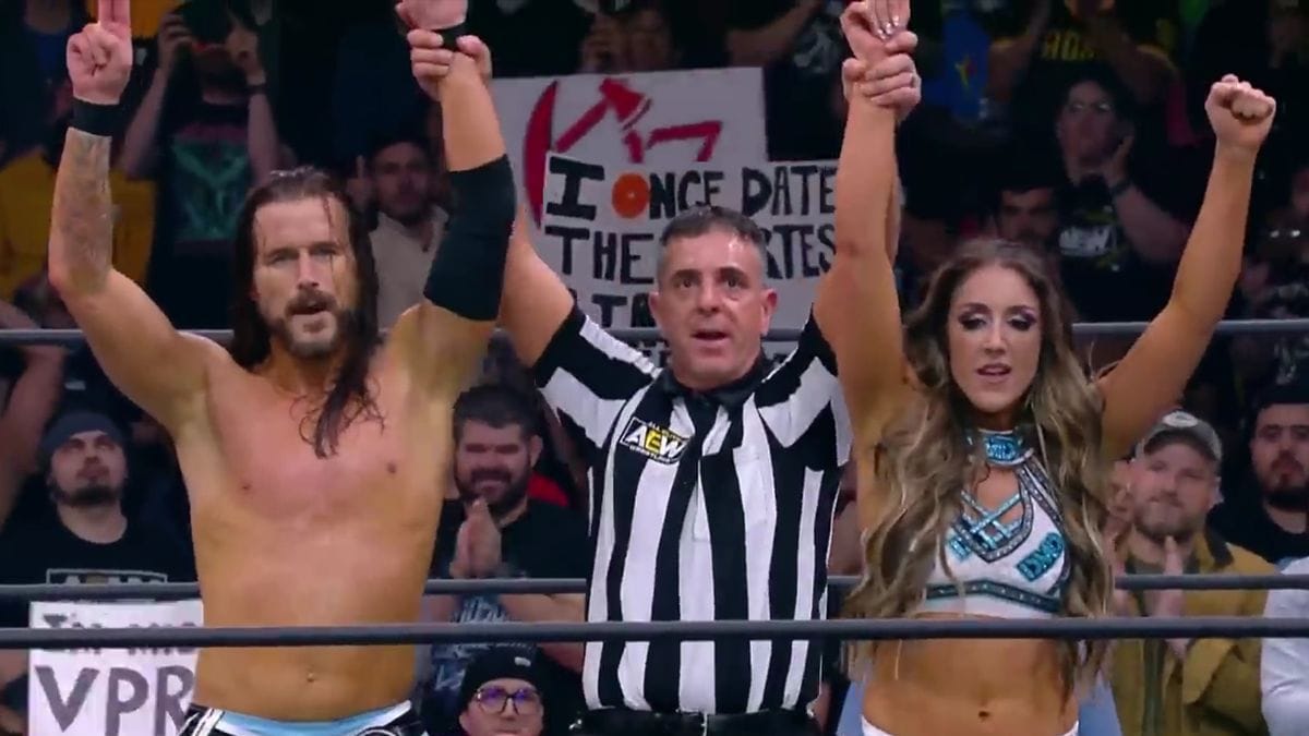 Britt Baker sends a message to Adam Cole after he resurfaces after more than a year