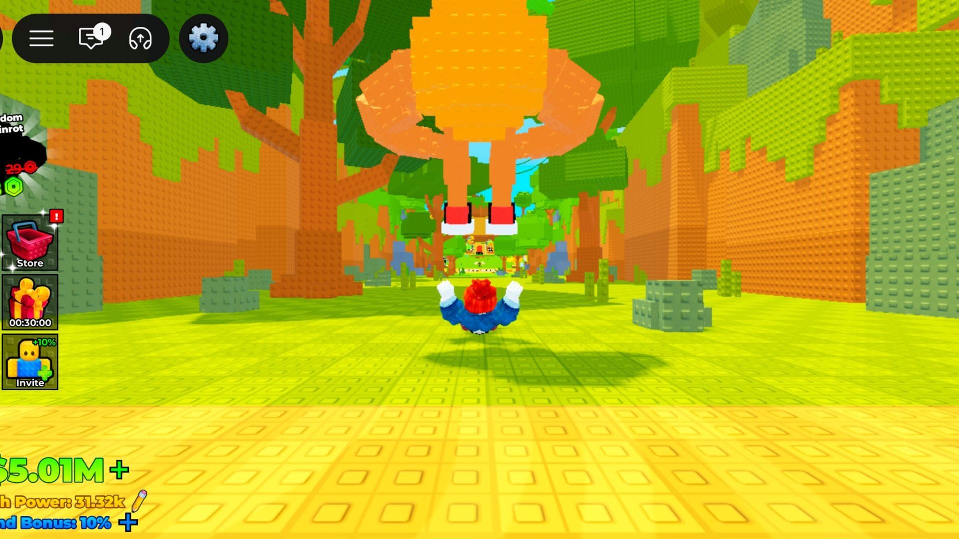Retornando à base com um Brainrot (Imagem via Roblox)