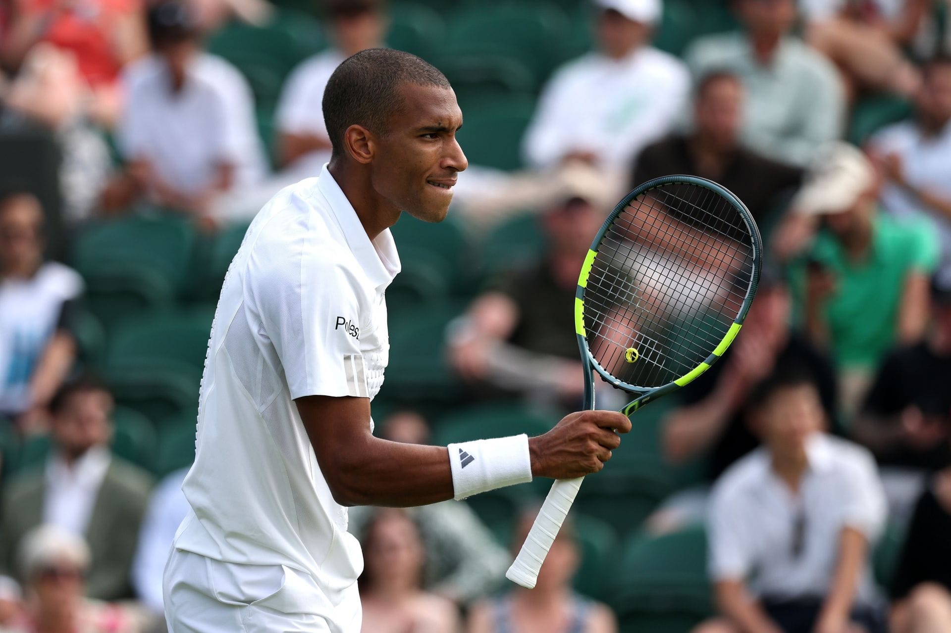 Felix Auger-Aliassime em Wimbledon 2026. (Fonte: Getty)