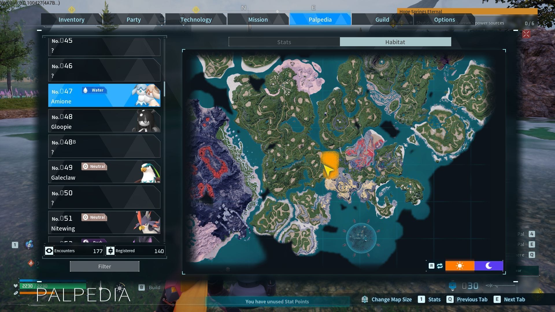 Amione location (Image via Pocketpair)