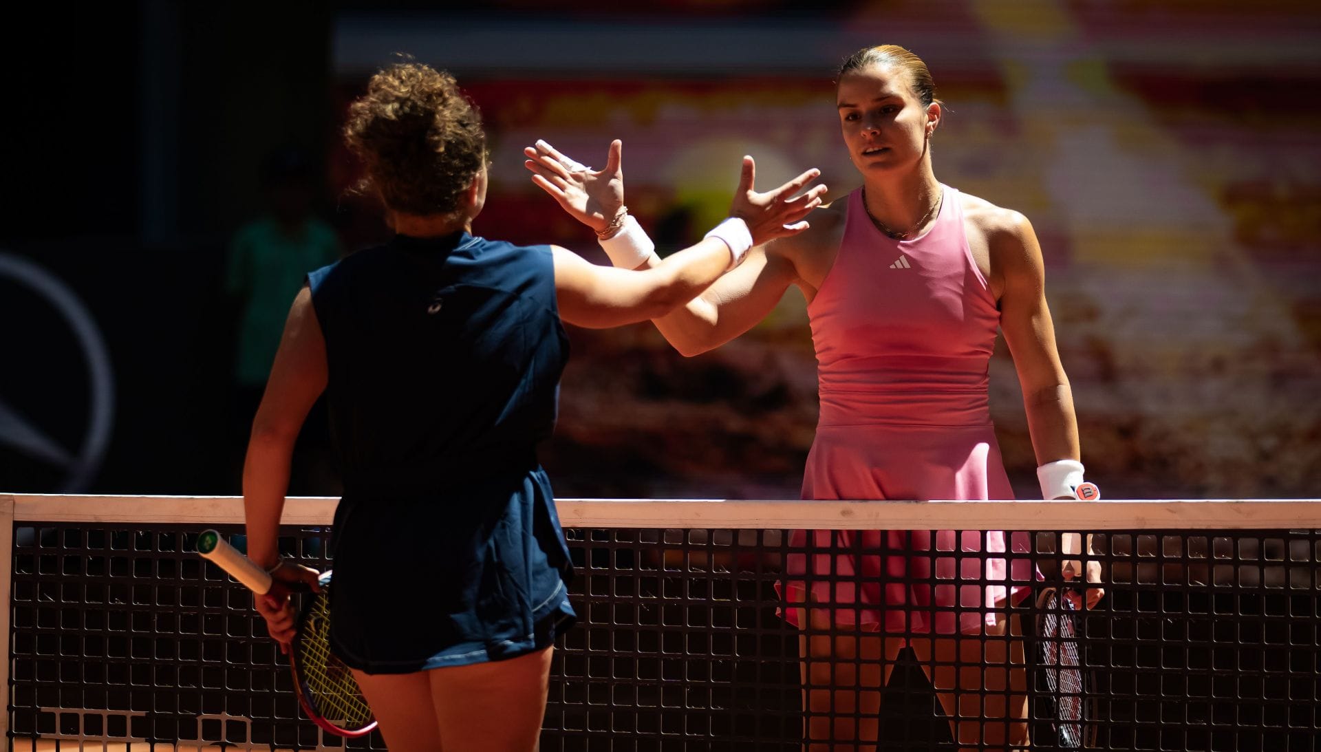 Paolini e Sakkari no Mutua Madrid Open (Fonte da imagem: Getty)