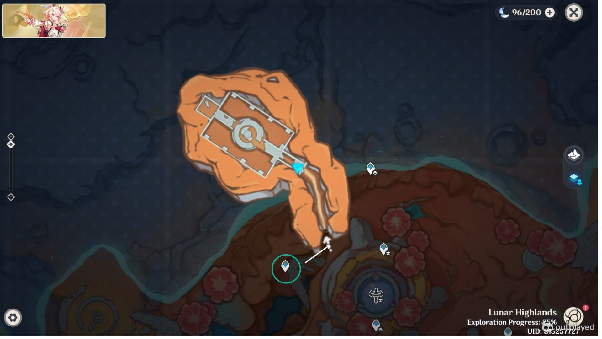Boss location (Image via HoYoverse)