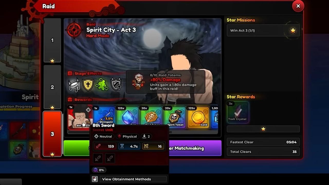 星熊南巫（ex.我儘ラキア） / PREDICTION How to get 8th Sword (Kenpachi Zaraki) in Anime Expeditions